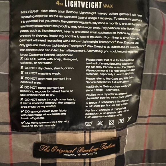 Men’s lightweight BARBOUR jacket. Worn less than 5 times. - Picture 11 of 16